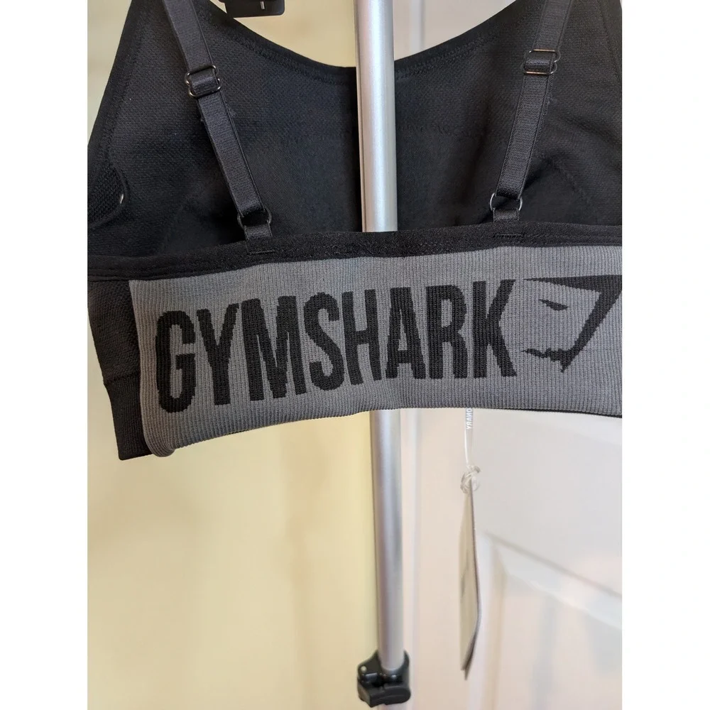 Gymshark Flex‎ Strappy Sports Seamless DRY Logo Adjustable Padded NWT - Size XS
